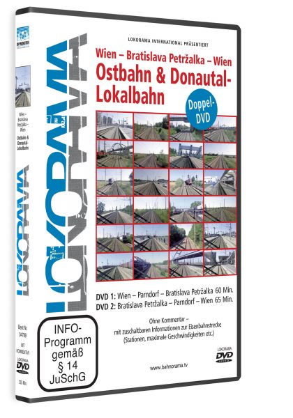 Wien – Bratislava Petržalka „Ostbahn und Donautal-Lokalbahn“ | DVD